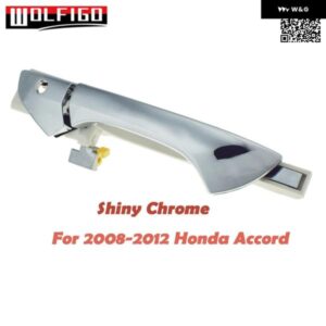 フロント 左ハンドル 用席外側 外装 ドアハンドル キーホール付き シャイニークローム ホンダ アコード 2008 - 12 72181TA5A11