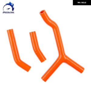 2003-2006 KTM 250 SXS 250SXS 250SX 250 SX 2004 2005 オートバイ 用シリコン ラジエーター クーラント チューブ パイプ ホースキット - Bright　Yellow