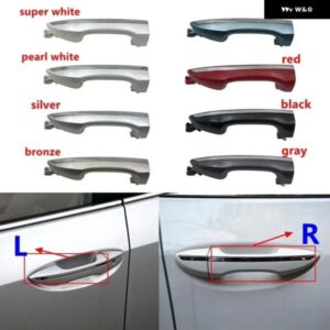 車 外装 外側 ドアハンドル トヨタ カローラ2014 - 18 - 1pcs　silver　R