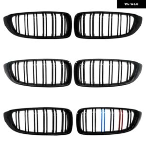 光沢 ブラックフロントキドニー グリル スラットM4 スタイル グリル BMW F32 F33 F36 F80 F82 2013-2020カブリオレクーペ425I 430I 440I 435I - M　Colour