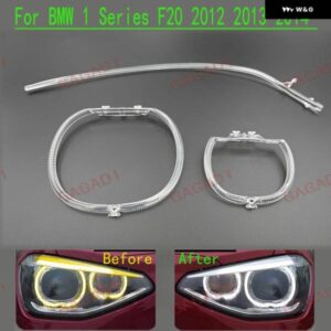 BMW 1シリーズ F20 2012 2013 2014 LEDカーDRL ヘッドライト ライトガイドストリップ デイタイム ランニングライト チューブ バー - 1PCS　left　Eyebrow