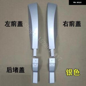 ランドローバー ディスカバリー3 ディスカバリー4 ルーフラックカバー シルバー ルーフバー ルーフレールエンドシェル 交換用 ラゲッジパックガード - 1SET　Discover3