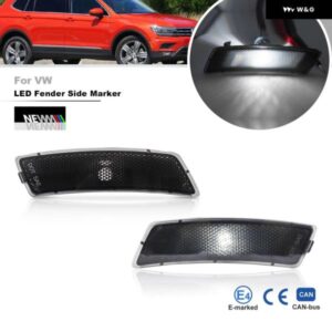 スモークフロント バンパー OEMフェンダーサイド マーカーライト 2018 - 23 VW ティグアン 2012-2018 ビートル OEM#5C5945071A