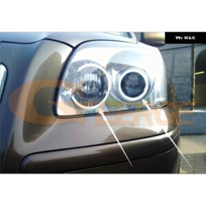 トヨタ アベンシス T25 2003 - 08 超高輝度 CCFL エンジェルアイ ハローリング ライト カーアクセサリー - pre　facelift
