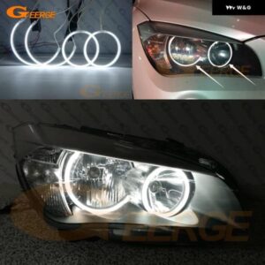 車 スタイリング に完璧に適合 超高輝度CCFL エンジェルアイズ ハローリング BMW X1 E84 2009 - 15 - Color