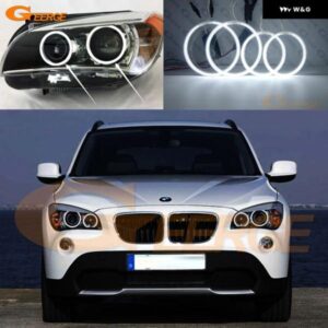 車 スタイリング に完璧に適合 超高輝度CCFL エンジェルアイズ ハローリング BMW X1 E84 2009 - 15 - Color