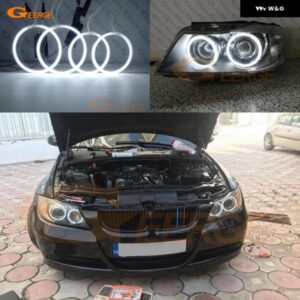 超高輝度CCFLエンジェルアイハローリングキット デイライトカー スタイリング BMW 3シリーズE90 E91 2005 2006 2007 2008 LCI以前 - pre　LCI　Halogen