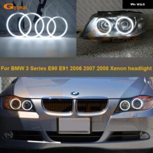 超高輝度CCFLエンジェルアイハローリングカー スタイリング BMW E90 E91 323I 325I 328I 328XI 330I 335I 2005 2006 2007 2008 - pre　LCI　Halogen