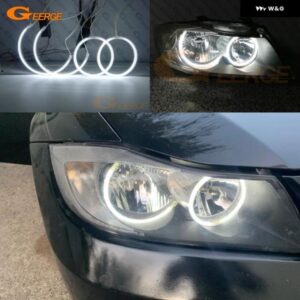 BMW E90 E91 サルーン ツーリング 2005 2006 2007 2008 LCI 以前 CCFL エンジェルアイ ハローリングキット カー スタイリング - Xenon　headlights
