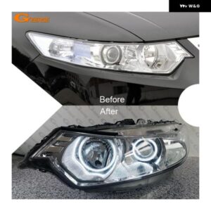ホンダ アコード VIII アキュラ TSX CU CW 超高輝度 CCFL エンジェルアイキット ハローリング - this　headlight