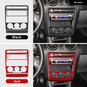 車用 セントラ ル コントロール AC/CD パネル シート イビサ リアルソフトカーボン ステッカー 2003 - 08 LHD RHD アクセサリー - Color　Name
