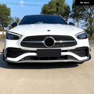メルセデス ベンツ C クラス W206 2022+ カーアクセサリー フロント バンパー リップ グリル スプリッター スポイラー カナード フォグランプ カバー トリム - Color　Name