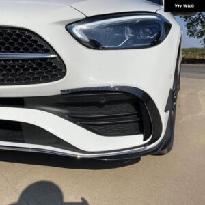 メルセデス ベンツ C クラス W206 2022+ カーアクセサリー フロント バンパー リップ グリル スプリッター スポイラー カナード フォグランプ カバー トリム - Color　Name
