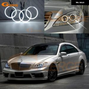 メルセデス ベンツ S クラス W221 2007 - 13 超高輝度 CCFL エンジェルアイキット ハローリング - Color