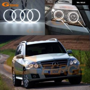 メルセデス ベンツ GLK X204 280 300 320 350 2008 - 12 超高輝度 CCFL エンジェルアイ ハローリングキット