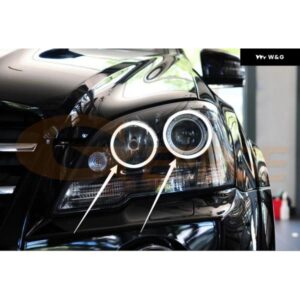 メルセデス ベンツ M クラス W164 ML 320 350 500 63 AMG 2005 - 2011 超高輝度CCFLエンジェルアイキット ハローリング - Color