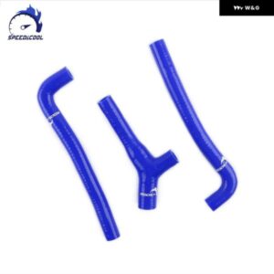 2004-2009 TM MX450F EN450F 2005 2006 2007 2008 バイク 用シリコン ラジエーター クーラント チューブ パイプ ホースキット - green