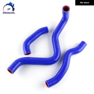カワサキ NINJA ZX6R 600CC ZX600 2007-2011 オートバイ 用シリコン ラジエーター クーラントホースキット 高性能圧力 - Matt　Black