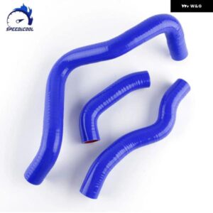 カワサキ NINJA ZX6R 600CC ZX600 2007-2011 オートバイ 用シリコン ラジエーター クーラントホースキット 高性能圧力 - Blue