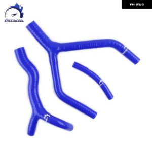 1988-1989 ヤマハ YZ250 YZ 250 オートバイ 用シリコン ラジエーター クーラントホースキット 高性能 圧力 温度 - Matt　Black