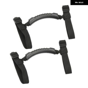 グリップ ハンドル ジープ ラングラー ハンドル ロールバー グラブハンドル ジープ ラングラー YJ TJ JK JKU 1987-2020 ブラック 2個