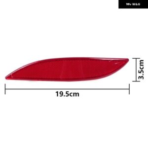 車用反射リア バンパー シグナルライト ルノー メガーヌ クリオ MK3 ハッチバック 2008 - 11-2013 265650004R 265600004R - 1Pcs　Left