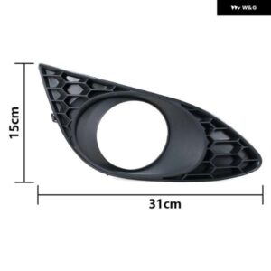 車用フロント バンパー フォグランプ カバー マツダ 2 2008 - 11 フォグランプ フレーム カバー クロームフロント フォグランプ トリム カバー - Only　1　Left