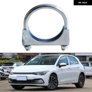 1個 Uボルトクランプ 車クランプ 特殊クランプ マフラー U字型 亜鉛メッキ パイプ クランプ M8ナット アクセサリー 車