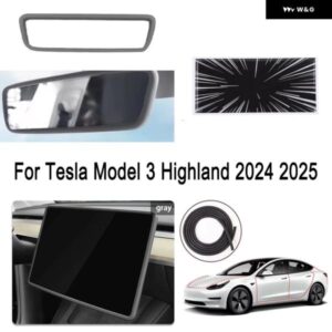スクリーン+バックミラー カバー +高性能ラベル ステッカー +シーリングストリップ TESLA MODEL 3 HIGHLAND 2024 2025 パーツ - 3　Y　21　to　23