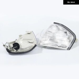 車用クリアウィンカーLEDランプミラー コーナーライト メルセデス ベンツ C クラス W202 1994-2000 2028261143 2028261243 ワイドライト - Left