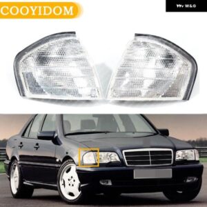 車用クリアウィンカーLEDランプミラー コーナーライト メルセデス ベンツ C クラス W202 1994-2000 2028261143 2028261243 ワイドライト
