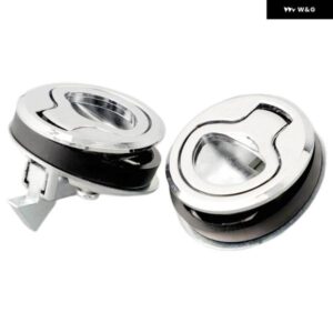 ボート埋め込み式フラッシュプルハッチスラムラッチ ステンレス ラッチラッチ316 ステンレス 38MM 4個 取り付け穴直径 - 4Pcs