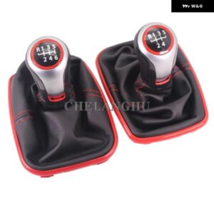 VW ゴルフ 4 GTI GTD ジェッタ 4 ボーラ 1998 - 05 5 / 6スピード 12MM ギア シフト ノブ レザー ブーツ 付き - 5　Speed