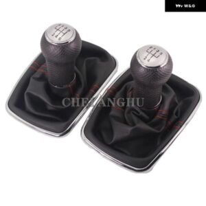 VW ゴルフ 4 GTI GTD ジェッタ 4 ボーラ 1998 - 05 5 / 6スピード 12MM ギア シフト ノブ レザー ブーツ 付き - 6　speed