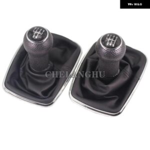 VW ゴルフ 4 GTI GTD ジェッタ 4 ボーラ 1998 - 05 5 / 6スピード 12MM ギア シフト ノブ レザー ブーツ 付き - 5　Speed2