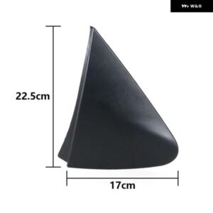 フロントウィンドウ Aピラー トライアングルガーニッシュカバー トヨタ YARIS 2008 2009-2013 パネル ガラス トライアングルプレート サイドミラー - Only　1　Left