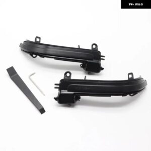 BMW 1 2 3 4 X1 Mシリーズ F20 F30 F34 F36 E84 F87 I3 ダイナミックブラックLED ウィンカーライト シーケンシャルバックミラー ライト - 1pc　Right　Side