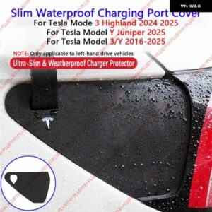 2025充電ポート カバー 充電 ステッカー TESLA MODEL 3/Y 2025アクセサリーMODELY JUNIPER MODEL3 HIGHLANDパーツ
