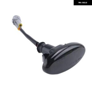 2個 LED サイドマーカー ウィンカーライト インジケーター マツダ 2 3 5 6 BT-50 MPV 2000-2013 - Black