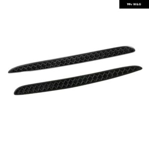リア バンパー L+R サイドカバー キャップ ハニカム グリル 1ペア 2058850053 2058850153 メルセデス ベンツ C63 W205 AMG 2013-2017