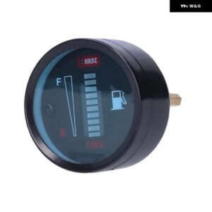 燃料計ゲージ インジケーター 燃料計ポインター 汎用 燃料タンクメーター 52MM 12VグリーンLED自動車 オートバイ バイク ボート