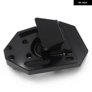 オートバイ バイク ブレーキ レバー ペグペダル フットボード チップ 延長 パッド カワサキ KLR650 2008-2018スペアパーツアクセサリー - Black