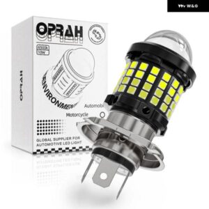 オートバイ バイク ヘッドライト H4 H6 BA20D LED 3030 60SMD 超高輝度 モトハイ/ロービーム LED バルブ 20000LM オートランプ 6000K ホワイトイエロー