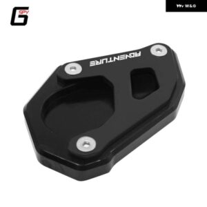 バイク キック スタンド サイド スタンド 拡大フット パッド プレート 1290 スーパーアドベンチャー 1190 2014-2020 690 ENDURO R 690 SMC R 2019-2021 - BlackS　Adventure