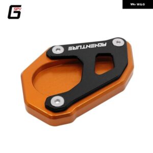 バイク キック スタンド サイド スタンド 拡大フット パッド プレート 1290 スーパーアドベンチャー 1190 2014-2020 690 ENDURO R 690 SMC R 2019-2021 - Adventure　Orange