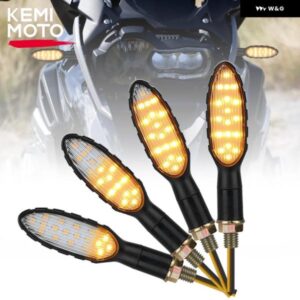 汎用 LED オートバイ バイク ウィンカーライト 12V EMARK LED流水 インジケーター テールライト フラッシャーLEDランプアクセサリー BMW