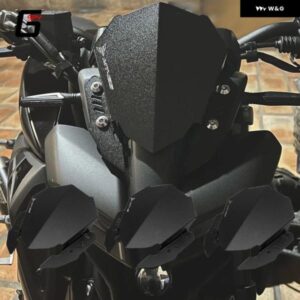 ヤマハ MT125 オートバイ バイク 風防 バイザー ウィンドスクリーン MT-15 MT-125 MT15 風防スクリーン バブルデフレクター CNC