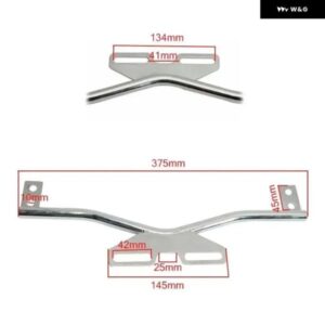 汎用 12V オートバイ バイク ヘッドライト パッシング フォグランプ フロント マウント ホルダー ホンダ / ヤマハ / カワサキ / スズキ / トライアンフ - Whole　Set　A