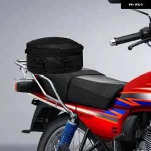 バイク テールバッグ 15CM 拡張可能 軽量 ツーリング用ツールキャリーポーチ