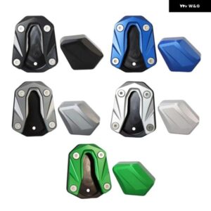 バイク キック スタンド パッド エクステンダーアクセサリー コースタープレートエクステンション SHENGSHI 368G 屋外 パーキング 用 バイク - black